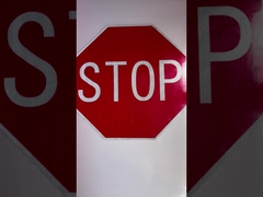 Benutzerdefinierte gelbe Verzögerungswarnung reflektierende Verkehrsschilder für die Verkehrssicherheit