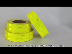 Sicherheitsfahrzeug Lastwagen Fahrrad Straße Prismatische Rollen DOT C2 Reflektorband Selbstklebstoff