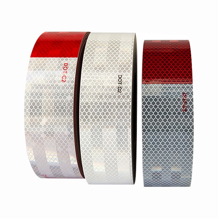 Custom 2 Zoll * 150 Fuß Retro DOT C2 Reflexionsband Aufkleber für Anhänger LKW