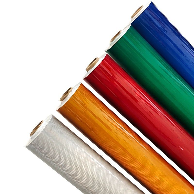 Hochintensität selbstklebende Straßenschilder reflektierende Folien Vinylfolie für die Sicherheit in der Nacht im Freien