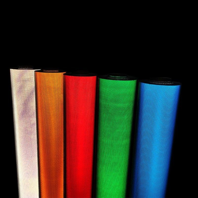 Großhandel Werbung für die Fabrik LZT1800 Acryl reflektierende Folie Vinyl reflektierende Folie für Straßenverkehrszeichen