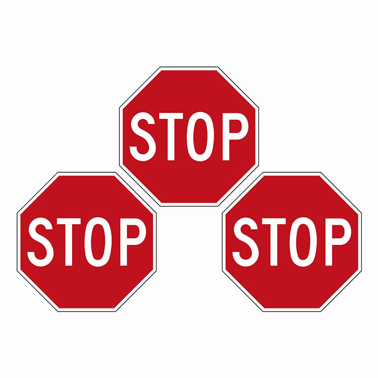 Straßenschilder Verkehrszeichen angepasste Straßenschilder Verkehrssteuerung Schilder angepasstes Design Verkehrswarnzeichen Straßenschild Arbeit voran Straßenschild