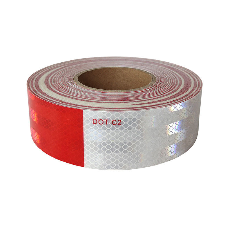 High Intensity Grade DOT C2 Conspucuity Reflective Tape für Lkw Weiß und Rot