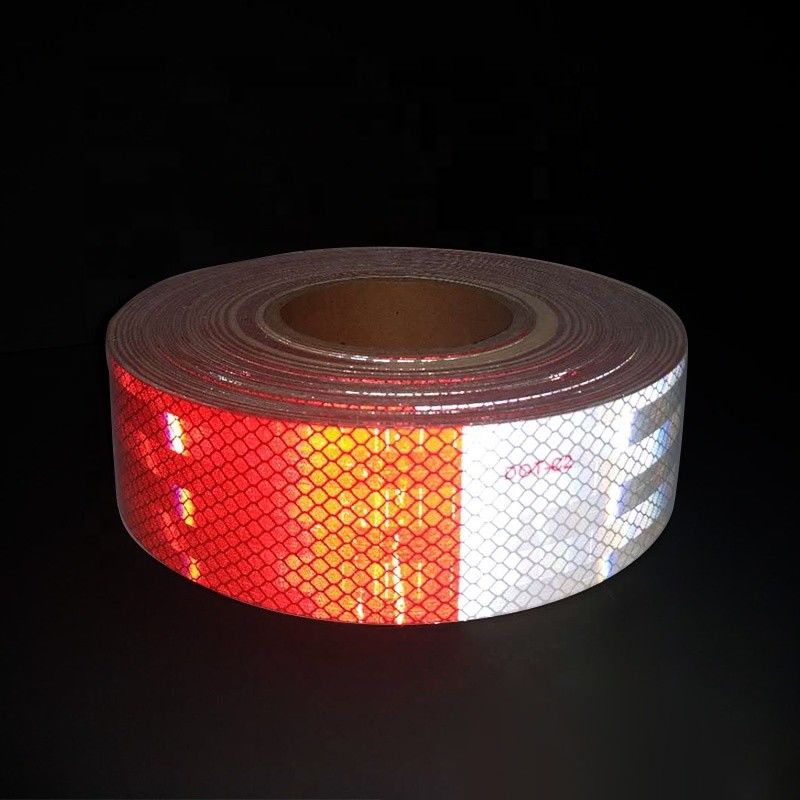 High Intensity Grade DOT C2 Conspucuity Reflective Tape für Lkw Weiß und Rot