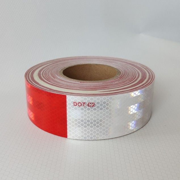 High Intensity Grade DOT C2 Conspucuity Reflective Tape für Lkw Weiß und Rot