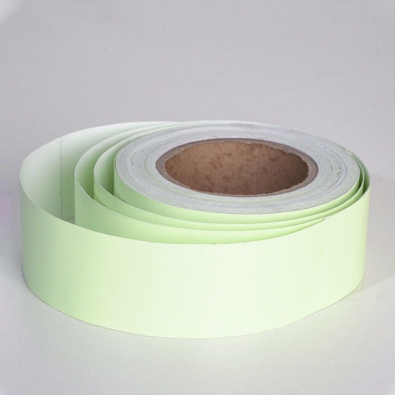 Selbstklebender Aufkleber für den Einzelhandel Druckstoff PVC-Fotolumineszenzfilm Leuchten im Dunkeln Warmsignal