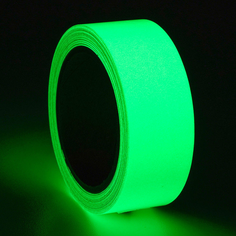 Selbstklebender Aufkleber für den Einzelhandel Druckstoff PVC-Fotolumineszenzfilm Leuchten im Dunkeln Warmsignal