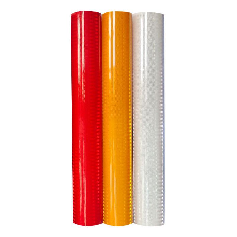 Weißgelbrotgrünblauorangefarbenes prismatisches Reflektionsfolie für Verkehrszeichen