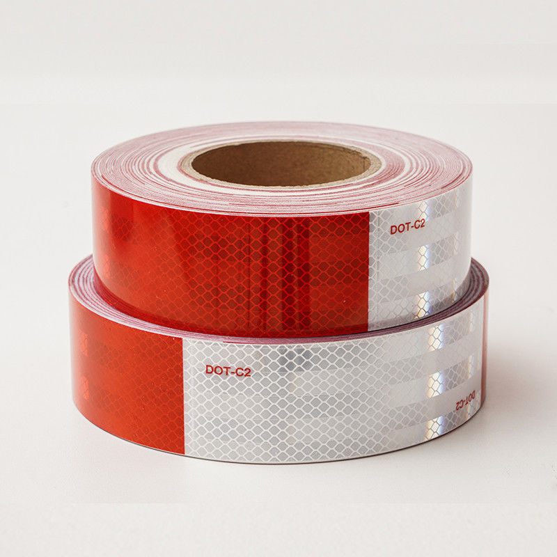 High Intensity 2-Zoll-Lkw DOT-Reflexionsband für Fahrzeuge Weiß und Rot