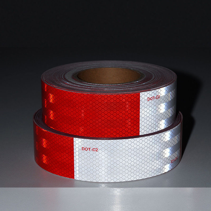 High Intensity 2-Zoll-Lkw DOT-Reflexionsband für Fahrzeuge Weiß und Rot