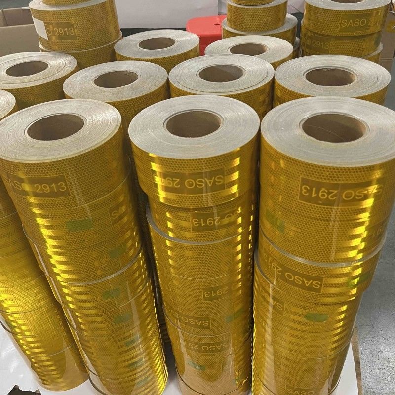 5 cm 7,5 cm 10 cm Gelb Metallisiertes Acrylband SASO 2913