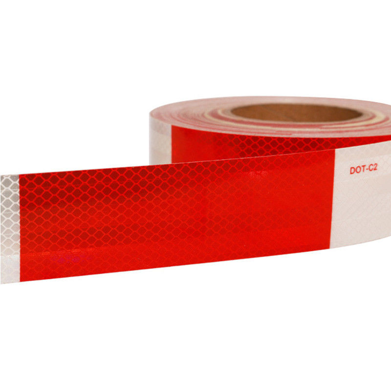 High Intensity Reflective Vinyl 10 Jahre Rot-Weiß Dot-C2 Reflexionsband