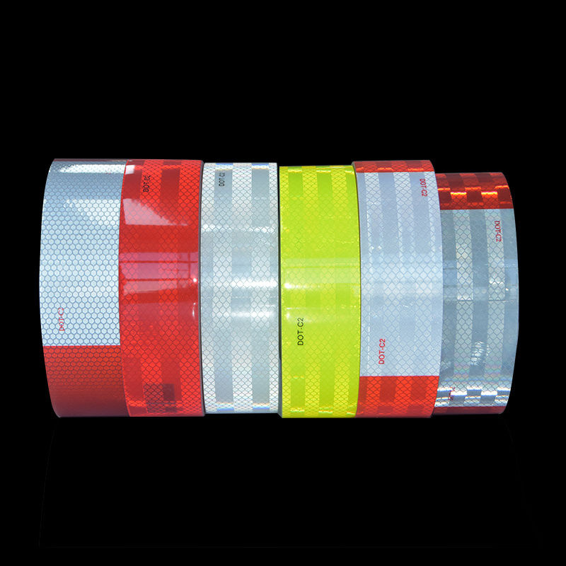Reflector Reflective Sticker Polyester Reflectante ECE 104R DOT-C2  Truck Vehicle Conspicuity Self Adhesive Tape