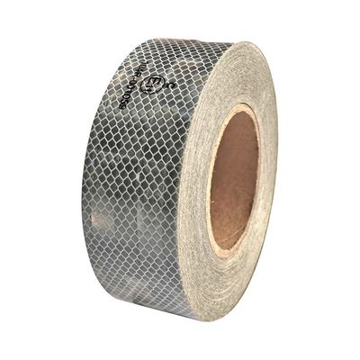 Guter Preis Lkw-Sicherheit Sichtbarkeit Aluminierte reflektierende Aufkleber Weiß metallisiertes ECE-Reflexionsband Online