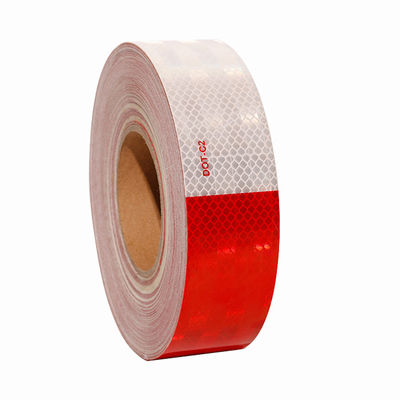 Guter Preis Lastwagen DOT Sichtbarkeit Retro-Reflexionsband Weiß Rot Prism Typ Online