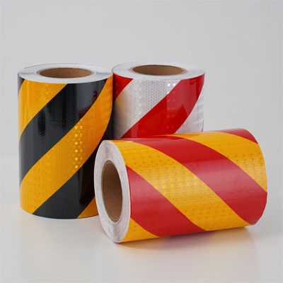 Guter Preis PVC-Radium-Klebstoff-Reflexionsstreifen-Reflektor-Aufkleber Gelb und Rot Online