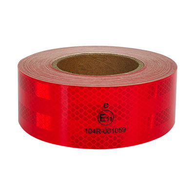 Guter Preis Gewähltes gelbes selbstklebendes Reflektorband ECE 104R für Fahrzeuganhänger Online