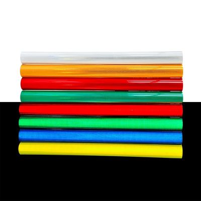 Guter Preis 1.22 X 45.7m Diamant-Typen Mikroprismatische Reflektionsfolie für Sicherheitsprodukte Online