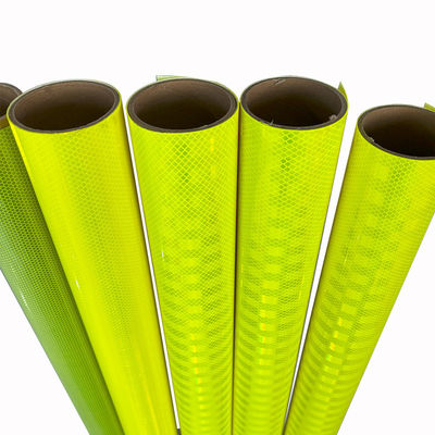 Guter Preis 10 Jahre Hochintensität Prismatische HIP Fluoreszenz Gelb Grün reflektierendes Vinyl Online