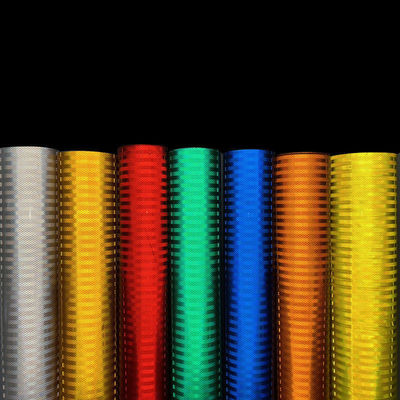 Guter Preis PET-Material reflektierende Folie Prismatische reflektierende Folie für Sicherheitszeichen Online