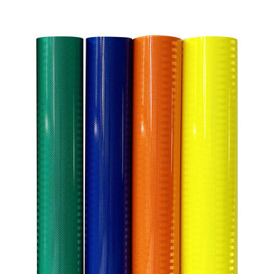 Guter Preis Selbstklebendes PET-Material reflektierendes Vinyl-Mikroprismatisches reflektierendes Blatt Online