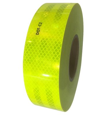 Guter Preis Fluoreszierendes gelbes DOT-C2-Lkw-Reflexionsband zur Warnung Online