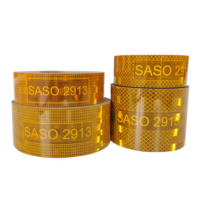 Guter Preis SASO 2913 Reflexionsband 4 Zoll Metall Gelb Rot Weiß Reflexionsband Online