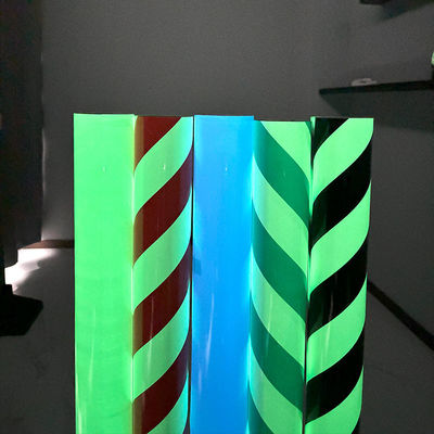 Guter Preis Wasserdicht Selbstklebendes Glühendes Dunkles Aufkleber Vorsicht Vinyl Langlebiger Leuchtfilm Online