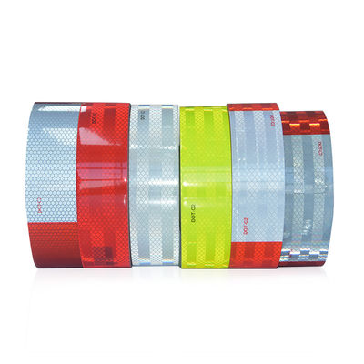 Guter Preis Outdoor Markierungen 5cm*5m / 5cm*25m 5cm*45m Reflektierendes Klebeband Verkehrsmarkierungen Prismatische Erkennbarkeit für Fahrzeug-LKW Online