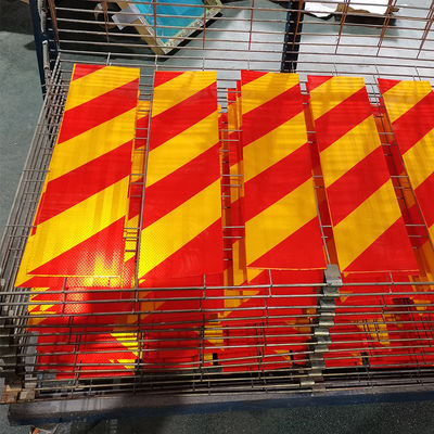 Guter Preis Rückenreflexive Aluminiumplatte mit Warnsticker für schwere Fahrzeuge Online