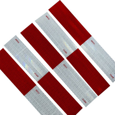 Guter Preis DOT-C2 Reflective Safety Tape Waterproof Red & White Self Adhesive Conspicuity Tape Online