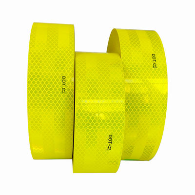 Guter Preis Fluorescent Yellow-Green DOT C2 Retro Reflective Marking Tape for Trucks Online