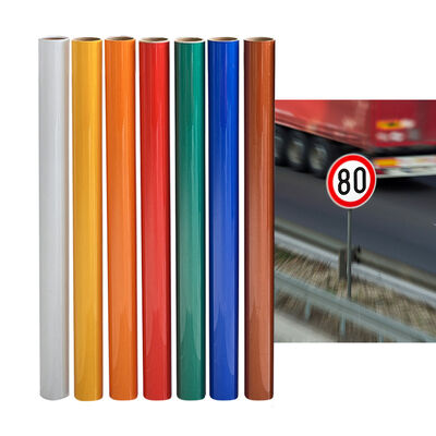 Guter Preis Gewerbliche reflektierende Folie mit Glaskugeln, 3 Jahre Lebensdauer und UV-beständig für Werbung Online